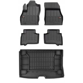 OEM Set 3d Alfombrillas De Goma Y Alfombrilla Para Maletero Fiat Nemo 2007-2017