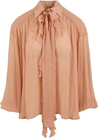 Aniye By Stijlvolle Damesoverhemden - Dames - Blouses - Beige - S - Overhemden