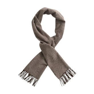 GANT Sciarpa in lana spina di pesce - - Accessories - Uomo - Marrone - ONE SIZE