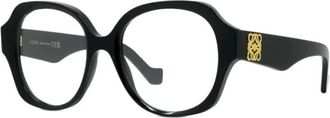 Loewe Glasses, female, Black, Size: 52 MM Anagram Eyeglasses