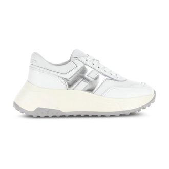 Hogan H669 H Sneaker - Dames - Sneakers - Wit - 39 EU - Leer - Schoenen