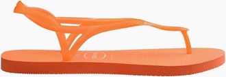 Havaianas Womens Neon Thong Toe Flip Flop Sandals - Orange - Size: 3/3.5/4
