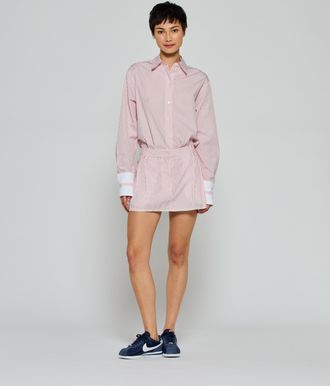 Serena Bute Striped Serena Mini Skirt - Red/White