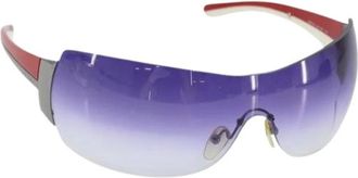 Prada Pre-owned Accessories, female, Purple, Size: ONE SIZE Pre-owned Plastic Sunglasses
