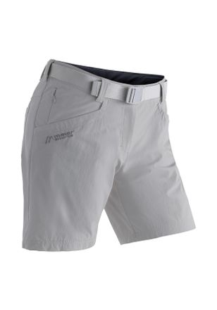 Maier Sports Funktionsshorts MAIER SPORTS Lulaka Shorts, Damen, Gr. 36, Normalgr&ouml;ssen, grau (hellgrau), 90% Polyamid, 10% Elasthan, Hosen Funktionsshorts, Damen Sh