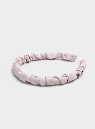 Simons Womens Gathered satin headband