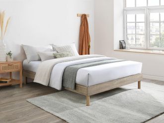 Vente-Unique Rete a doghe 160 x 200 cm Naturale chiaro - MUCHIGAN di YSM&Eacute;E