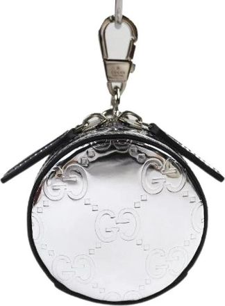 Gucci Pre-owned Mini Tas - Dames - Vintage Mini Tas - Grijs - ONE Size - Leer - Vintage