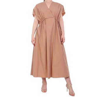 Max Mara Midi Kleedjes - Dames - Casual kleedjes - Bruin - XS - Kleedjes