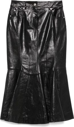 Sportmax Black Papyrus Skirt