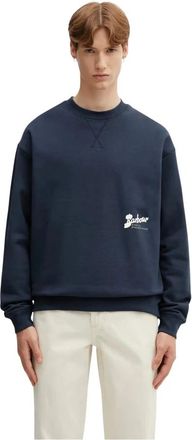 Barbour Blythe Crewneck - Heren - Sweatshirts - Blauw - XL - Katoen - Hoodies & sweatvesten