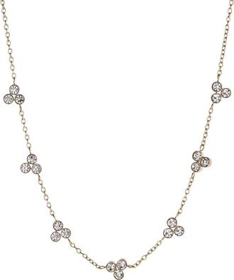 Alex and Ani Triple Stone Stationed Necklace in Gold at Nordstrom