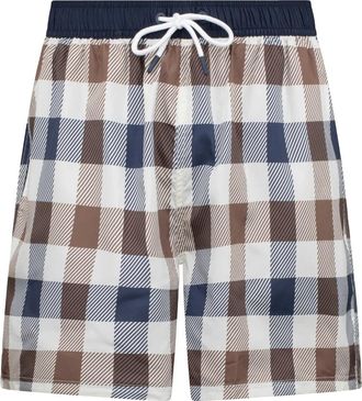 Aquascutum Macro Iconic Volley Zwemshorts - Heren - Strandmode - Veelkleurig - 2XL - Nylon - Badmode