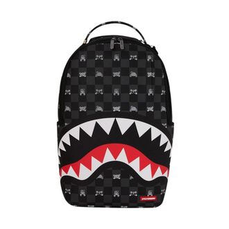 Sprayground Backpacks, male, Multicolor, Size: ONE SIZE Peeking Character Check Backpack