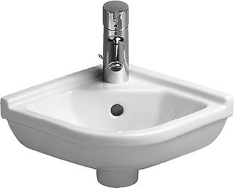Duravit Duravit - Lavabo De Esquina Starck 3 44cm, Con Rebosadero, 1 Agujero Para