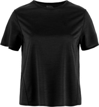 Fj&auml;llr&auml;ven Abisko Lite S/S Funktionsshirt f&uuml;r Damen | schwarz