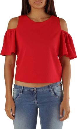 Met Womens Slim-fit Button-up Wool Blazer - Red - Size Large