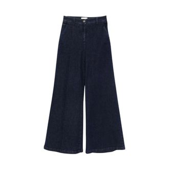Via Masini 80 Wide Jeans - Dames - Jeans - Blauw - Maat: 2XS Denim