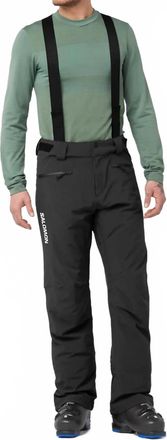 Salomon Edge Straight Leg Pants In Deep Black
