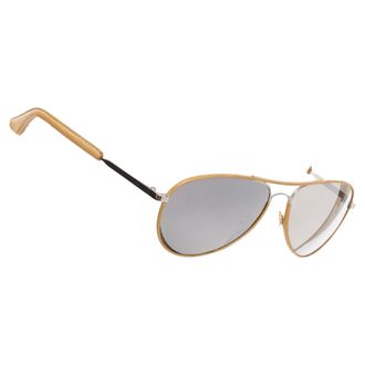 Linda Farrow Veronique Branquinho Leather Aviators