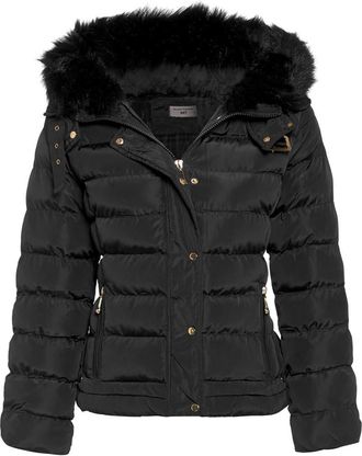 SS7 Womens Padded Winter Jacket, Sizes 8 to 16 (UK - 16, Black)