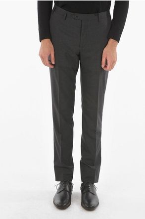 Corneliani CC COLLECTION Virgin Wool RIGHT Pants with Belt Loops size 50