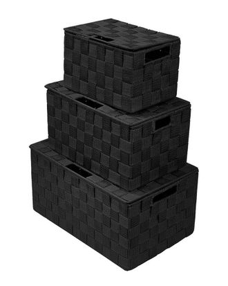 Sorbus Weave 3pc Basket Set