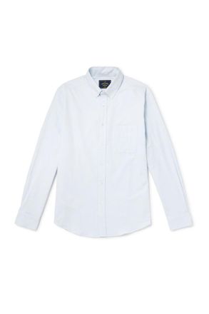 Portuguese Flannel Button-Down Brushed-Cotton Oxford Shirt