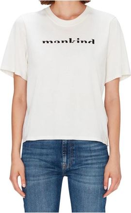7 For All Mankind T-shirt - Dames - T-shirts - Wit - S - Tops