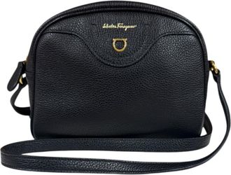 Ferragamo Gancini Leather Shoulder Bag (Pre-Owned)