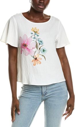 Vince Camuto Crewneck Cropped Top