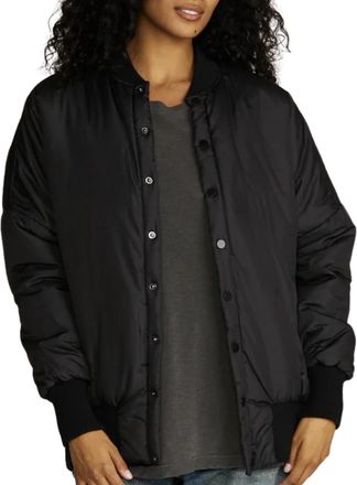 NSF Luka Bomber Jacket In Black