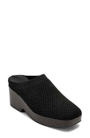 Aerosoles Colombo Mesh Platform Clog in Black Open Knit at Nordstrom, Size 8.5