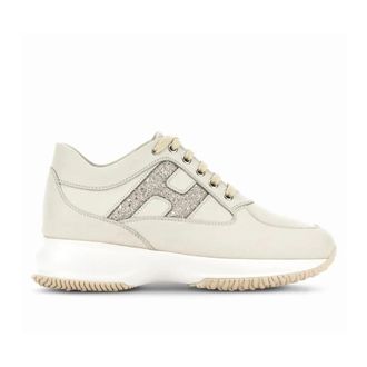 Hogan Interactive Sneakers - Dames - Sneakers - Wit - 40 EU - Leer - Schoenen