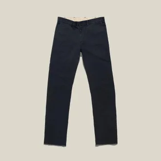 Bills Khakis Mens Straight Fit Vintage Twills Pants In Navy