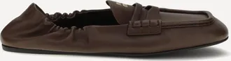 Miu Miu Ruches Loafers in nappa leather Female 38.5