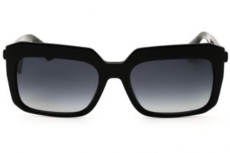 Etro ETRO0045GS Oversized Rectangular Gradient Lens Sunglasses - Black