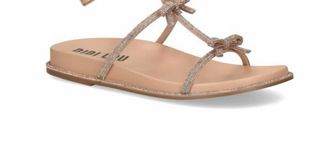Bibi Lou Womens Abby Ankle Strap Sandals In Nude