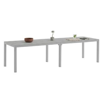 Dmora Dmora - Mesa De Jard&iacute;n Campana, Base De Picnic, Mesa De Comedor De Jard&iacute;n Multiposici&oacute;n, Banco Multiusos Para Exterior, Made In Italy, 292x86 H74 Cm, 