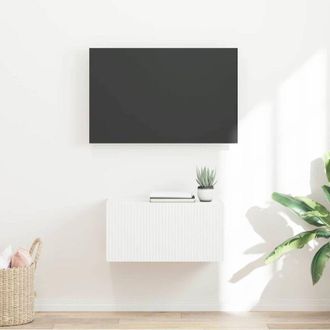 vidaXL vidaXL Mobile TV da parete Bianco 60 x 31 x 29,5 cm Legno multistrato