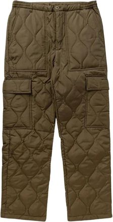 TAION Military Parachute Down Pants - Heren - Straight fit broeken - Groen - M - Leer - Broeken