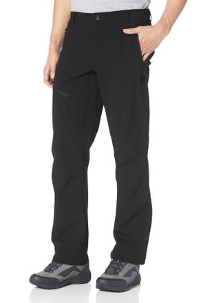 Polarino Funktionshose POLARINO, Herren, Gr. 58 (XL), N-Gr, schwarz (schwarz (funktionshose aus recyceltem material)), Obermaterial: 92% Polyamid, 8% Elasthan,