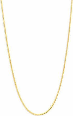Argento Vivo Snake Chain Necklace in Gold at Nordstrom