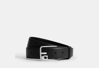Coach Signature Harness Buckle Belt, 35mm