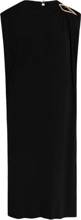 Lanvin Zwarte Eyelet Jurk - Dames - Casual kleedjes - Zwart - M - Kleedjes