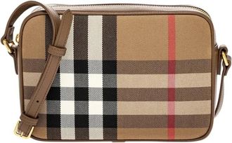 Burberry Cameratas - Dames - Schoudertassen - Bruin - ONE Size - Leer - Tassen