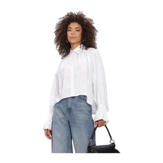 Drykorn Dames, Blouses & Shirts, Wit, Maat: S