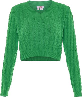 Mymo Jumper Dames Grasgroen