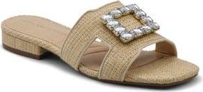 Adrienne Vittadini Pierre Slide Sandal in Natural at Nordstrom Rack, Size 6.5
