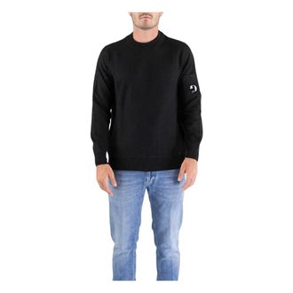 C.P. Company C.p. Company, Heren, Truien, Zwart, Maat: L Katoen